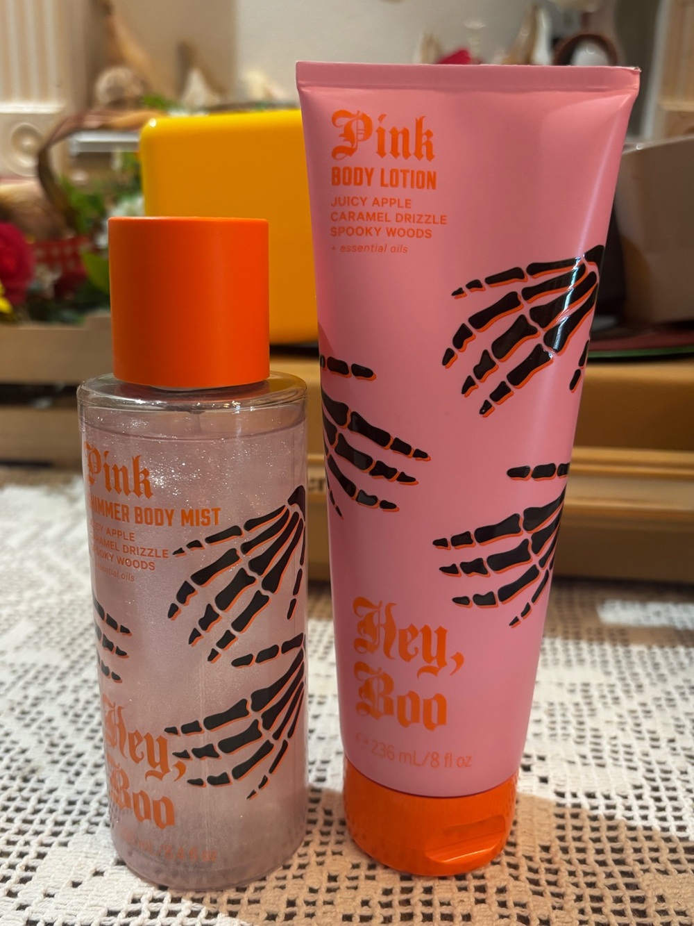 (Inventory 63) PINK Victoria's Secret Hey, Boo Body Lotion & Mist